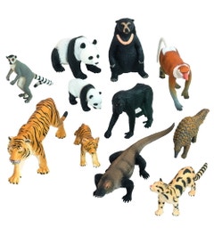 Aziatische dieren (set van 11 ex.)