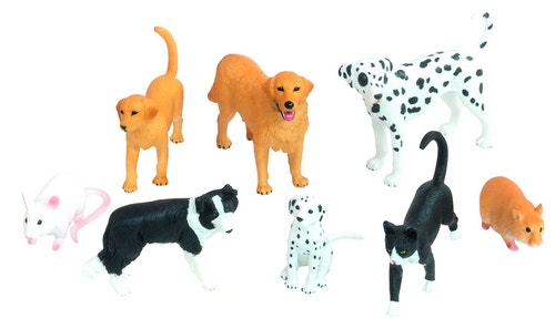 Huisdieren (set van 8 ex.)