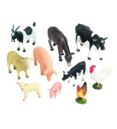 Boerderijdieren set 3 (10 ex.)