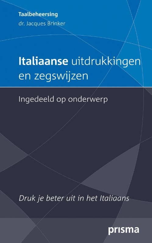 Prisma Taalbeheersing - Italiaanse uitdrukkingen en zegswijzen