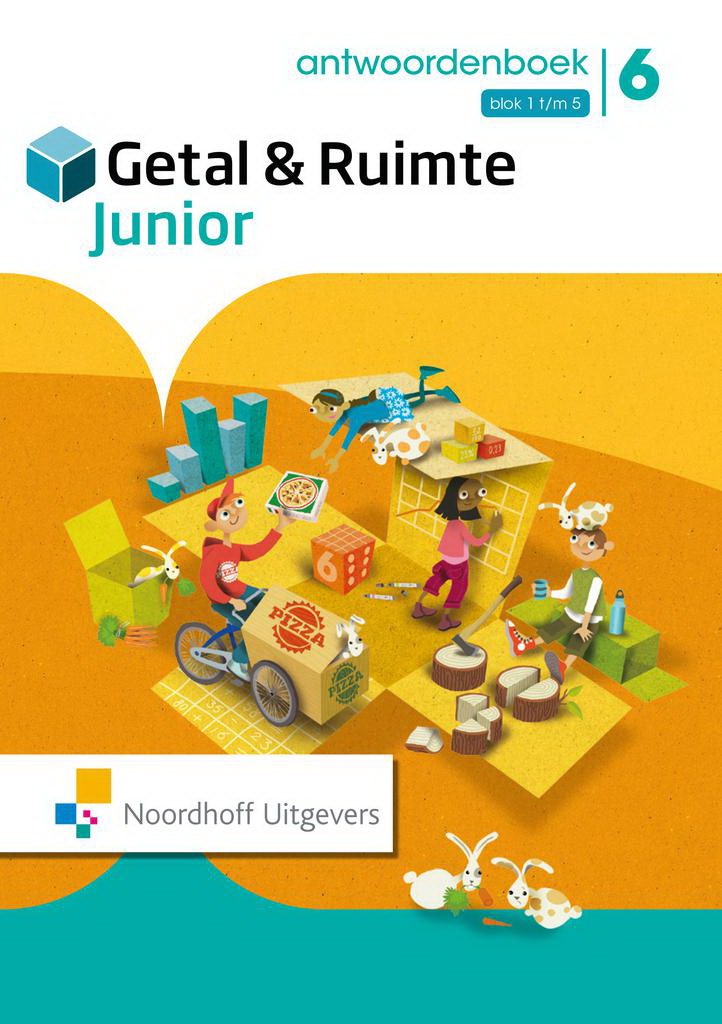 Getal & Ruimte Junior - Antwoordenboek leerwerkboek - Deel 1 - Groep 6
