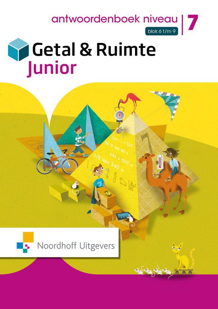 Getal & Ruimte Junior - Antwoordenboek niveau - Deel 2 - Groep 7