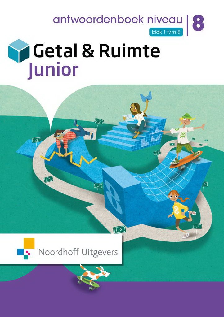 Getal & Ruimte Junior - Antwoordenboek niveau - Deel 1 - Groep 8