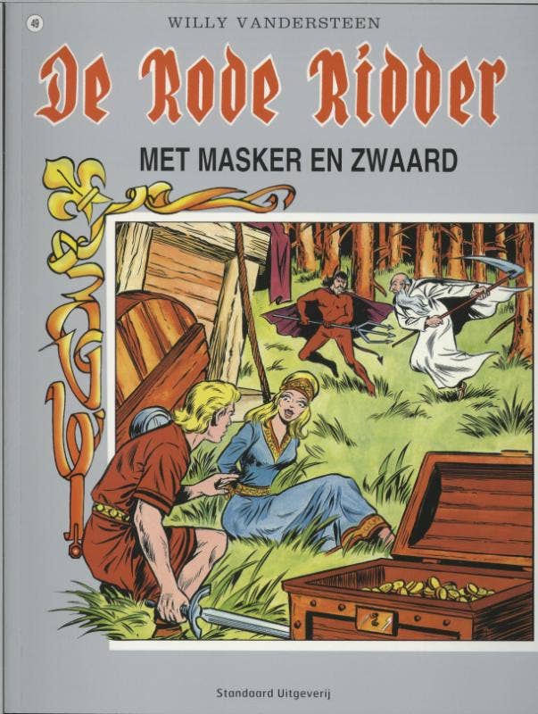 De Rode Ridder - Met masker en zwaard