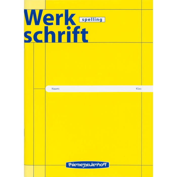 Werkschriften Spelling
