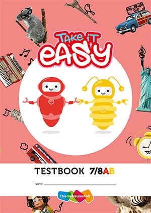 Take it easy - toetsschrift groep 7 - 8 A + B (5 ex)