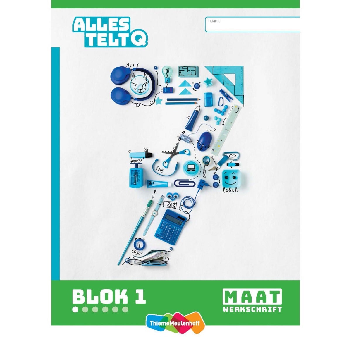 Alles telt Q Leerwerkschriften maat blok 1 t/m 3 groep 7