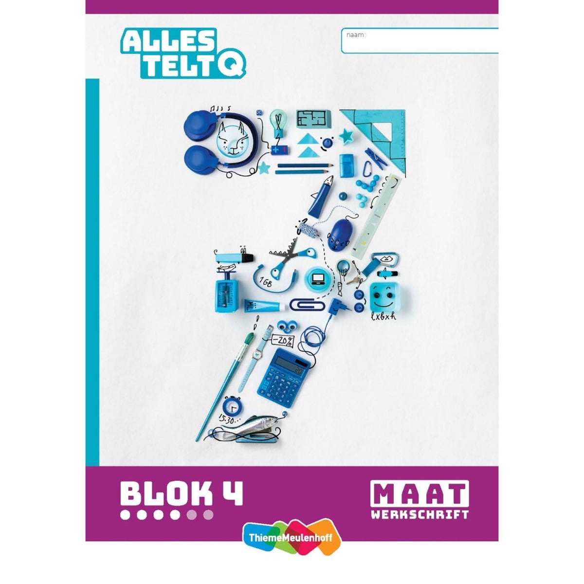 Alles telt Q Leerwerkschriften maat blok 4 t/m 6 groep 7
