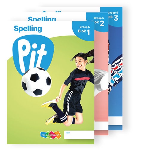 Pit Spelling leerwerkschrift Basis groep 5 - blok 1 t/m 3