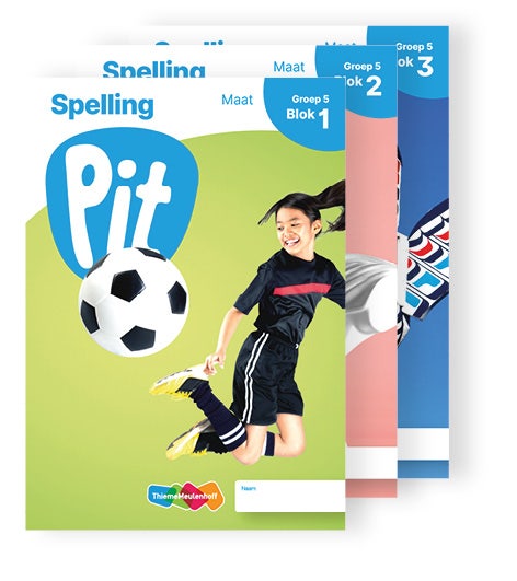 Pit Spelling leerwerkschrift Maat groep 5 - blok 1 t/m 3