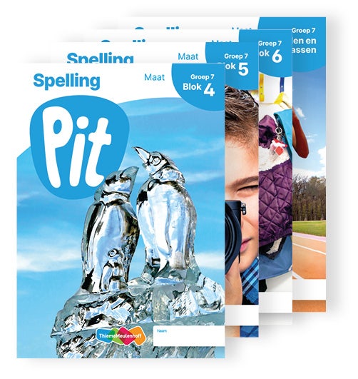 Pit Spelling leerwerkschrift Maat groep 7 - blok 4 t/m 6