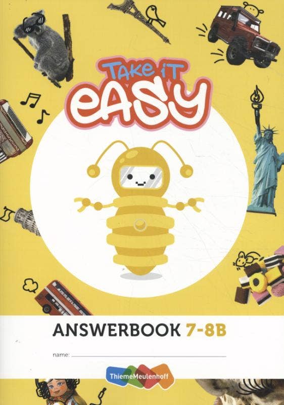 Take it easy - antwoordschrift groep 7 - 8 B (2e druk)