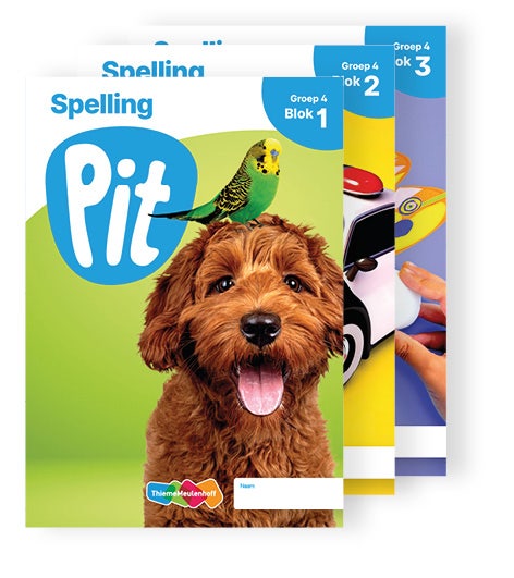 Pit Spelling leerwerkschrift Basis groep 4 - blok 1 t/m 3