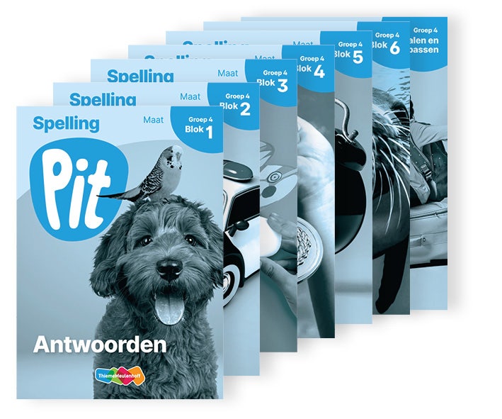 Pit Spelling antwoorden leerwerkschriften Maat groep 4