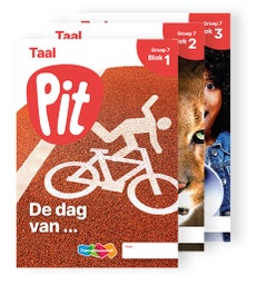 Pit Taal leerwerkschrift Basis groep 7 - blok 1 t/m 3