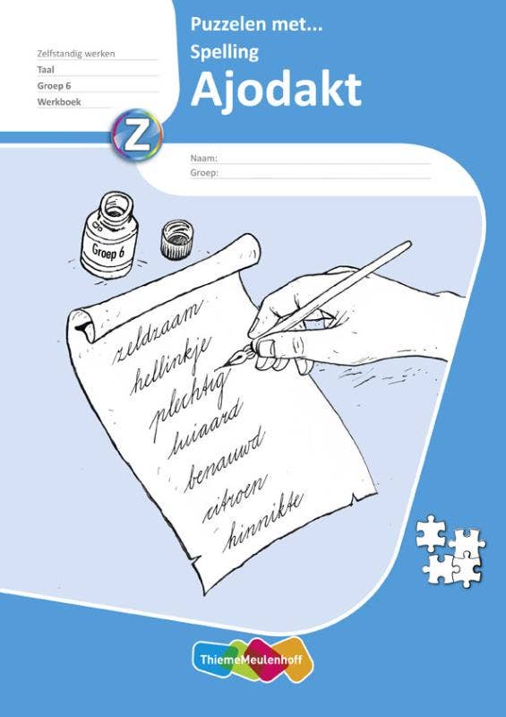 Ajodakt - Taal - Puzzelen met spelling - groep 6; - werkboek (5 stuks)