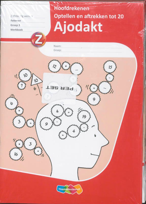 Ajodakt Hoofdrekenen Optellen en aftrekken tot 20 5ex Gr 3 Werkboek