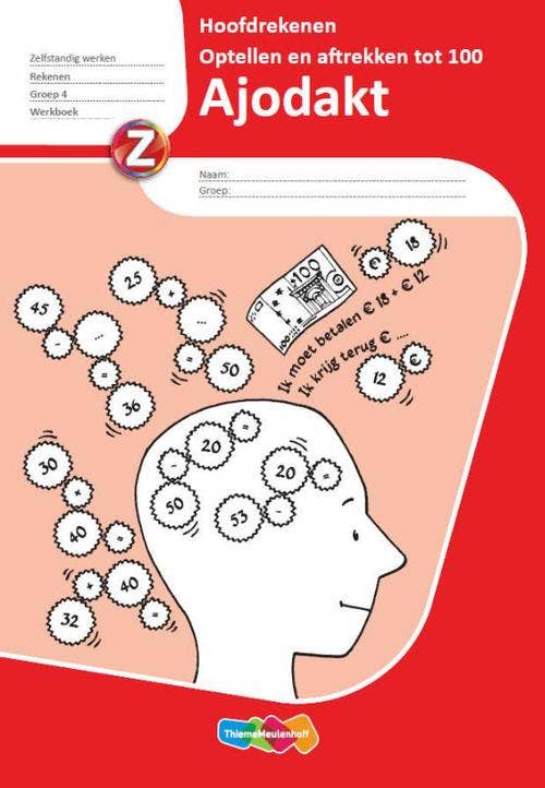 Ajodakt - Hoofdrekenen - Optellen tot 100 - groep 4 - werkboek (5 stuks)