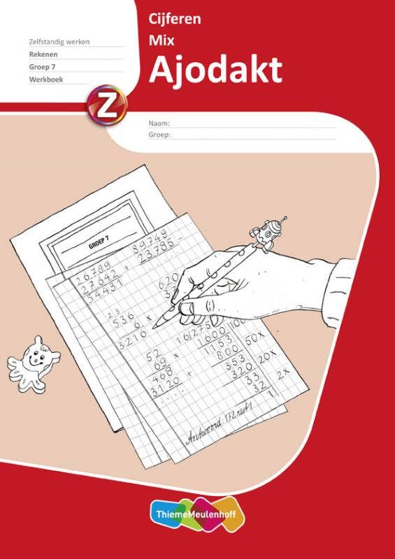 Ajodakt Rekenen Cijferen Mix 5 ex Groep 7 Werkboek