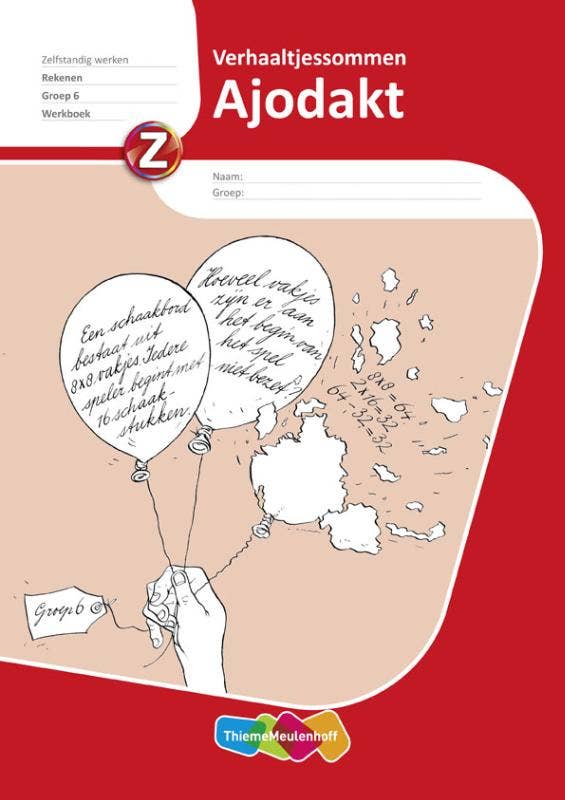 Ajodakt - Rekenen - Verhaaltjessommen - groep 6 - werkboek (5 stuks)