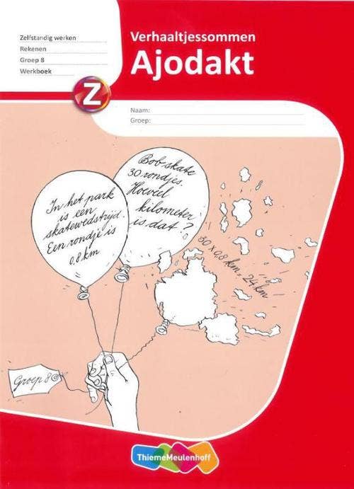 Ajodakt - Rekenen - Verhaaltjessommen - groep 8 - werkboek (5 stuks)
