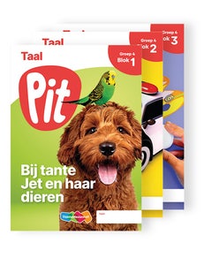 Pit Taal leerwerkschrift Basis groep 4 - blok 1 t/m 3