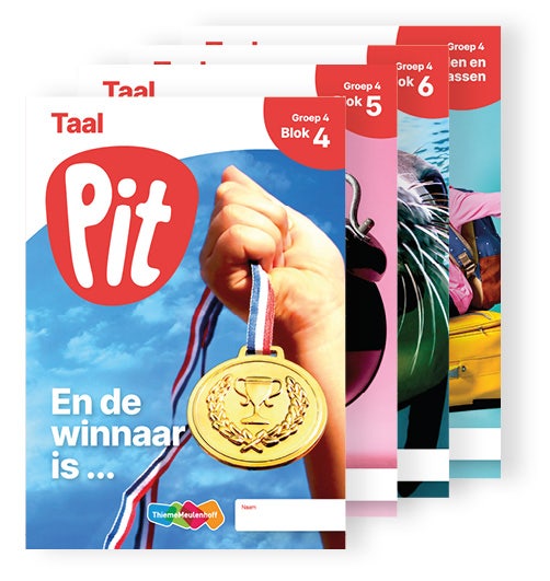 Pit Taal leerwerkschrift Basis groep 4 - blok 4 t/m 6 
