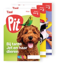 Pit Taal leerwerkschrift Maat groep 4 - blok 1 t/m 3
