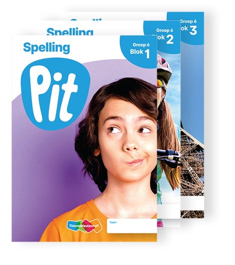 Pit Spelling leerwerkschrift Basis groep 6 - blok 1 t/m 3
