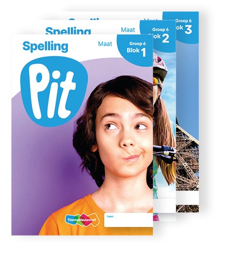 Pit Spelling leerwerkschrift Maat groep 6 - blok 1 t/m 3