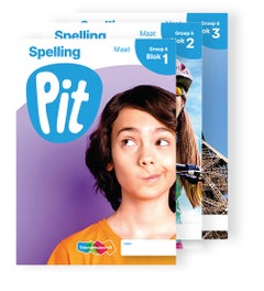 Pit Spelling leerwerkschrift Maat groep 6 - blok 1 t/m 3