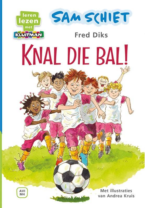 Leren lezen met Kluitman - Sam schiet. Knal die bal!