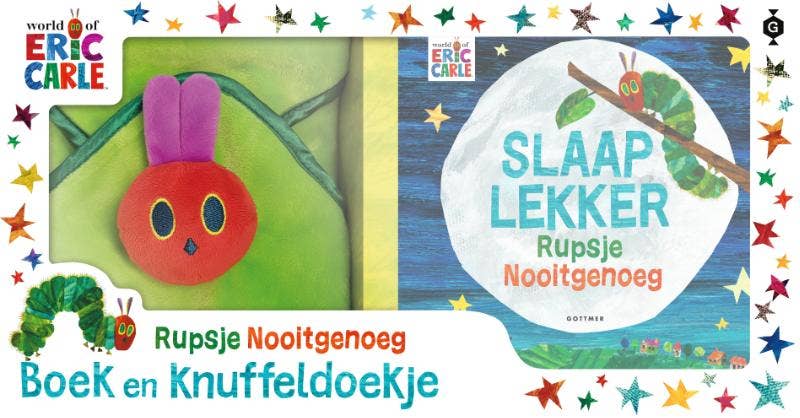 Rupsje Nooitgenoeg - Slaap lekker; Rupsje Nooitgenoeg - cadeaudoos