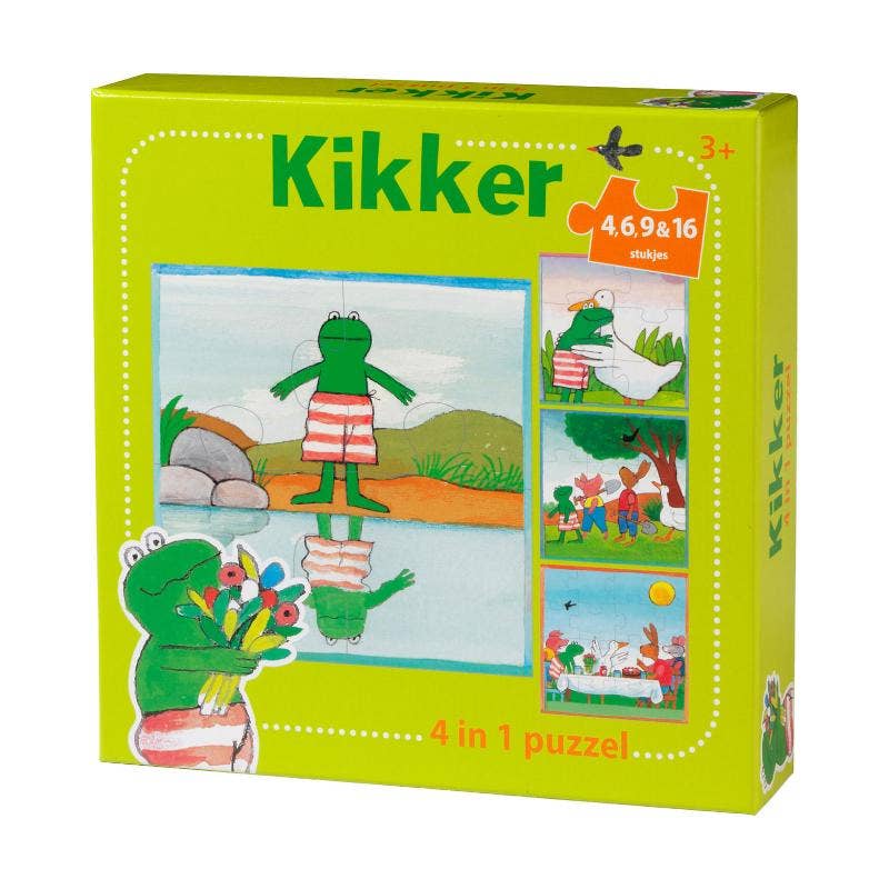 Kikker - Kikker 4 in 1 puzzel
