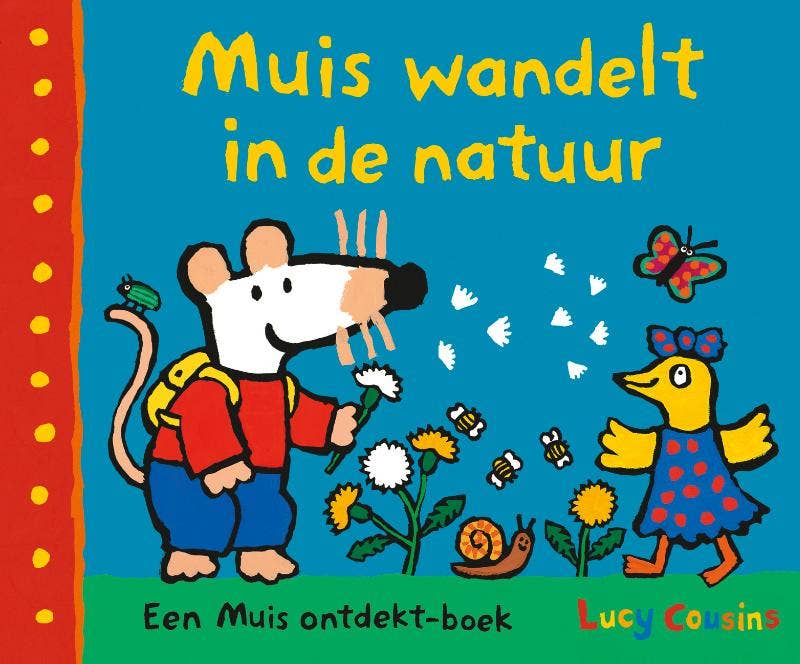 Muis - Muis wandelt in de natuur
