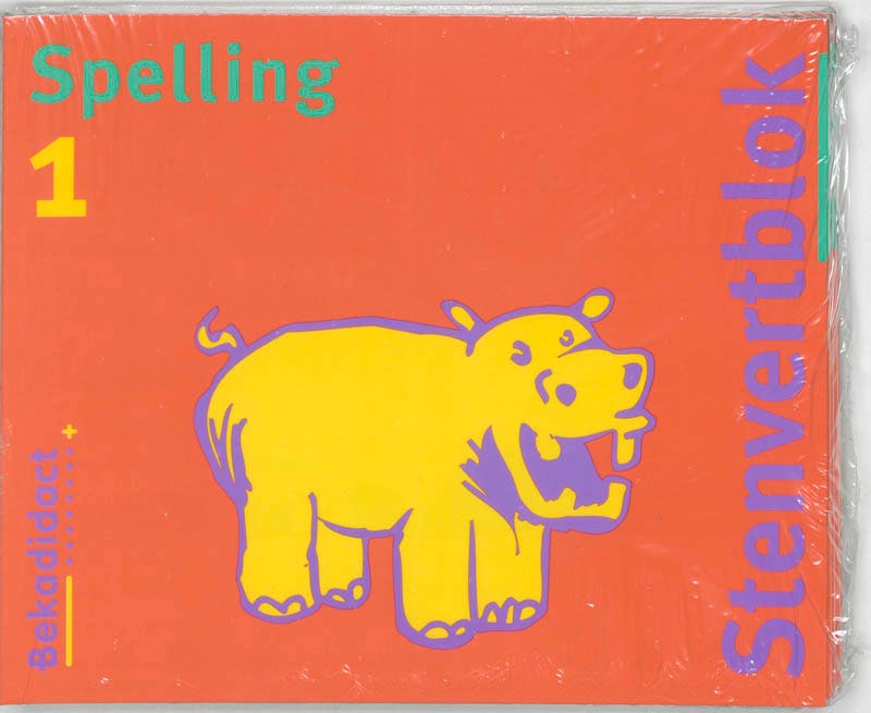 Stenvert taalblok 1 Jaargroep 3/4 5 ex Spelling