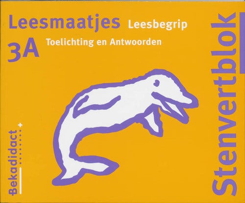 Stenvert Leesmaatjes / Groep 3A / deel Antwoordenboek 