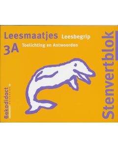 Stenvert Leesmaatjes / Groep 3A / deel Antwoordenboek