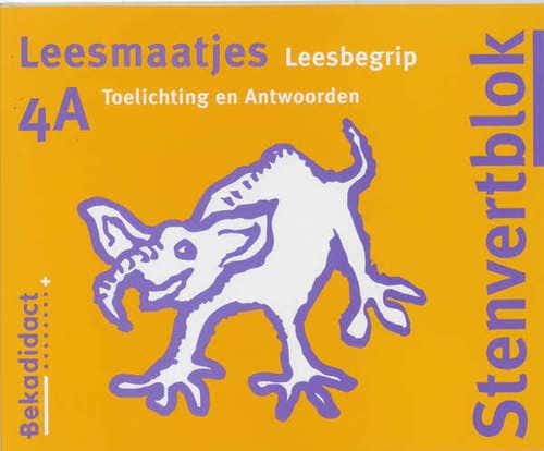 Stenvert Leesmaatjes / Groep 4A / deel Antwoorden 