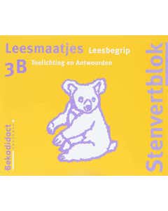 Stenvert Leesmaatjes / Groep 3B / deel Toelichting en antwoorden