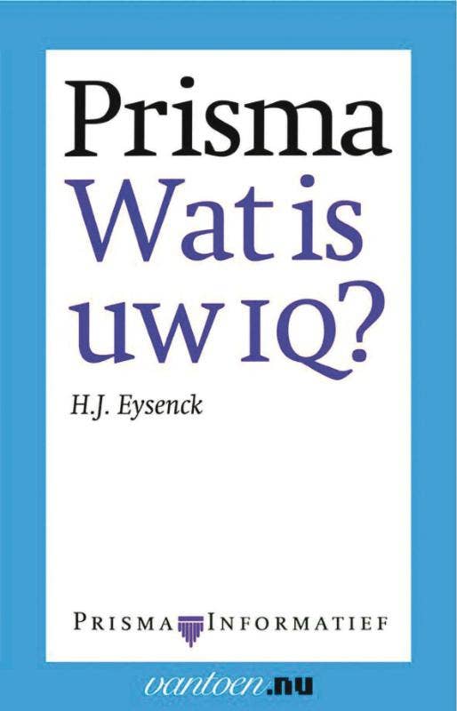 Vantoen.nu - Prisma wat is uw IQ?