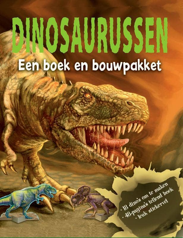Dinosaurussen; een boek en bouwpakket