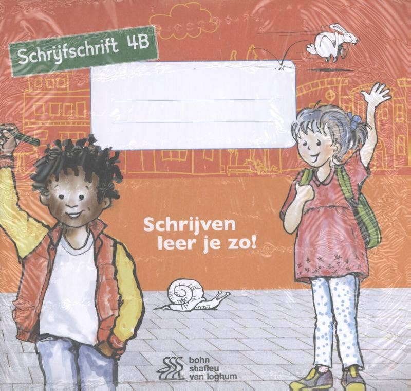 Schrijven leer je zo! - Schrijfschrift 4B - set van 5 stuks