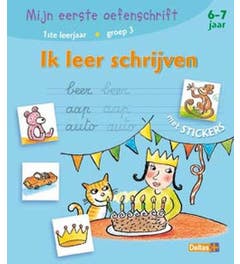 Mijn eerste oefenschrift met stickers - Ik leer schrijven (6-7 j.)
