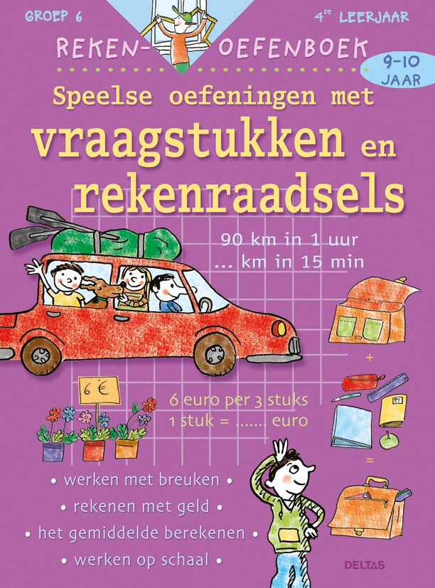 Reken-oefenboek 21 - Vraagstukken en rekenraadsels (9-10 j.)