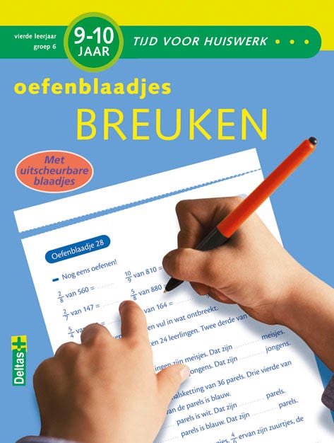 Oefenblaadjes - breuken - groep 6