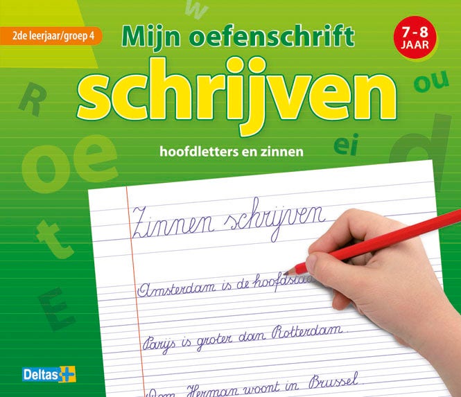 Mijn oefenschrift schrijven (7-8 j.) 2de leerjaar / groep 4