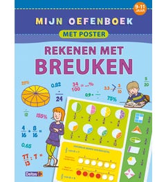 Mijn oefenboek met poster: rekenen met breuken