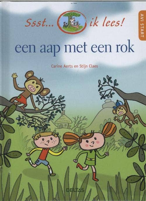 Ssst... ik lees! Een aap met een rok