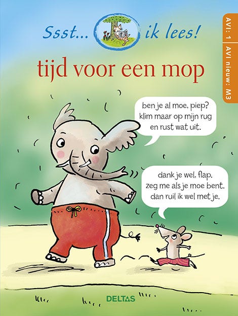 Ssst... ik lees! Tijd voor een mop (AVI 1 - AVI nieuw M3)
